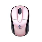 O Logitech O - V220 Cordless Optical Mouse Pink