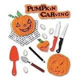Jolee's Boutique Dimensional Stickers, Pumpkin Carving