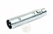 Adapter XLR plug(m) 3P/XLR plug(f) 5P