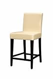Global Furniture USA Upholstered Bar Stool in Beige