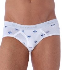 Go Softwear Crowns Foil Boy Brief 148_2233 XL/White 