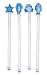 Swizzle Stick Set of 4 - Ocean, Washed Design