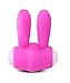 ZIOOER Fetish Penis Ring Vibrating Mini Silicone Rabbit Cock Ring Stimulator Sex Toy