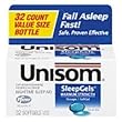 Unisom Maximum Strength Nighttime Sleep Aid Softgels-32, count