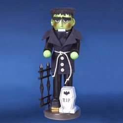 Kurt Adler Signed Steinbach Frankenstein Monster Nutcracker, 16.5-Inch