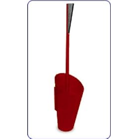 Hafele Nylon Toilet Brush Unit in Ruby Red 