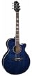Jasmine ES450C NEX Cutaway Acoustic-Electric Guitar with Free Hardshell Case - Blue Quilt