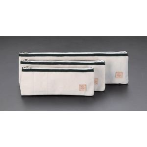 【クリックで詳細表示】400x120mm小物工具袋[白]