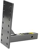 MaxxHaul  70247 2" Receiver Mount Pintle Hook Adaptor with 14 Holes