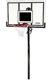 Lifetime 71525 Height Adjustable In Ground Basketball System, 54 Inch Shatterproof Backboard