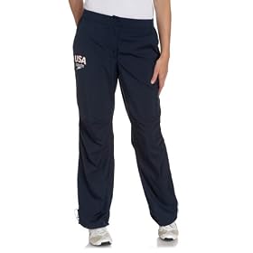 Speedo Women's Americana USA Flag Woven Warm-up Pant