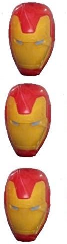 Marvel Avengers Iron Man Easter Basket Bundle - 3 Items - Iron Man Plastic Bucket, 3 Iron Man Treat Containers and Easter Grass
