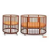 Stokke Sleepi Mini/Crib System I w/ Mattresses Finish: Cherry