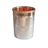 Indian Copper Drinkware Accessory Glass Tumbler 2.75 x 3.5 inches