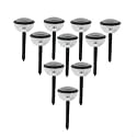 SOLAR GARDEN LIGHTS/SET OF 10/DIAMOND WHITE/BRAND NEW
