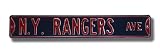New York Rangers Avenue Sign 6 X 36 NHL Hockey Steet Sign