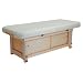 Taj Mahal Massage Table with Full Cabinet - Quickship Package: Fabric Color-Agate