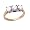 14K 1.00 CTW Three-Stone Diamond Ring Size:6