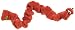 West Paw Design Wacky Worm Tug Toy for Dogs, Papaya