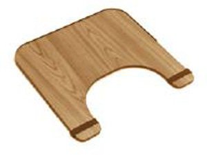 economy wheelchair tray with rim and straps, adult