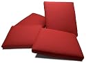Strathwood Falkner Lounge Deep Seat Arm Chair Cushion, Set of 2, Garnet