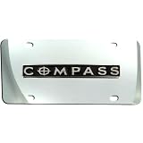 Au-Tomotive Gold CMPNCC ATG Jeep Compass Compass Logo Chrome Auto Tag by Au-tomotive Gold