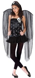 Skull Fairy Teen Costume Size 0-9 Junior