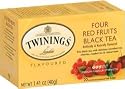 Twinings Four Red Fruits Tea, Tea Bags, 20-Count Boxes (20 Tea Bags)