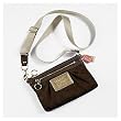 Coach Signature Poppy Swingpack Crossbody Messenger Bag Purse 42888 Brown Bronze