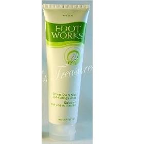 Avon Foot Works Green Tea & Mint Foot Scrub