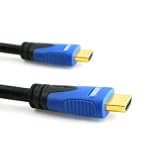 3M HDMI Cable- HDMI to HDMI Cable - 24k Gold Plated Connectors - Ultimate Blue - For Use With HD TV's / Xbox 360 / PS3, HDTV etc..by XO