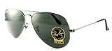 Ray Ban RB3025 Large Aviator Sunglasses - W0879 Gunmetal (G-15XLT Lens) - 58mm