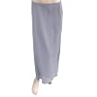 Adi Designs Women's Long Chiffon Skirt - Light Gray