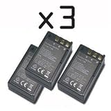 iBox - Triple Pack - 3x Nikon EN-EL9 Compatible Digital Camera Battery For Nikon D40 D40X D60 DSLR Camera