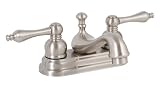 Premier 120583 Wellington Centerset Two-Handle Lavatory Faucet, Brushed Nickel