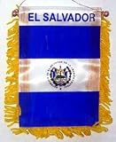 El Salvador - Window Hanging Flags