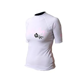 Click here to buy Body Glove Ladies Short Arm Lycra Rash Guard Shirt.