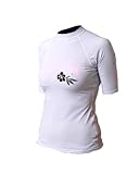 Body Glove Womens Short Arm Lycra Rash Guard Shirt (White, Medium) Body Glove Womens Short Arm Lycra Rash Guard Shirt (White, Medium)