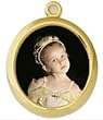 Custom Small Round Photo Pendant *Gold* Created From Your Favorite Photo