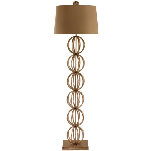 Arteriors 78574-752 Millenium Iron Floor Lamp Taupe and Cream