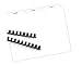 Avery 3-Tab Unpunched Dividers for Use with Any Binding System, Easy Print & Apply Clear Label Strip, Index Maker Customizable White Tabs, 25 Sets (11442)