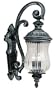 Kenroy Home 91107EP Troubadour Small Wall Lantern, Ebony Pearl