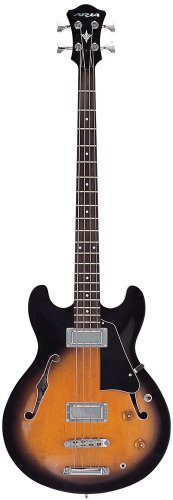 Aria TAB-66 Electric Bass - Brown Sunburst.