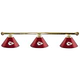 Kansas City Chiefs Three 14 &acute; Shade Lamp - B0000B11YP