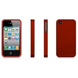 Griffin GB03181 Outfit Ice for iPhone 4S - 1 Pack - Retail Packaging - Dark Red