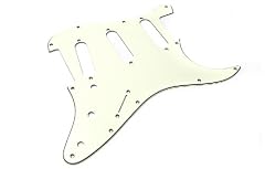 Stratocaster Scratchplate: Mint 3 Ply Scratch Plate / Pickguard to suit Strat guitars