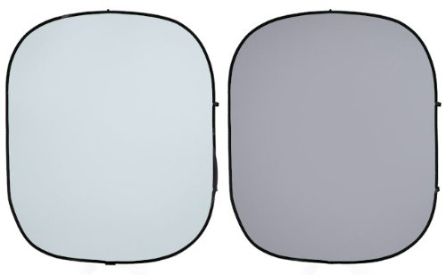 Savage Infinity 60x72" Collapsible Disc / Reversible Solid Colors Background - Dark Gray / Light Gray On Sale