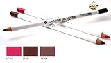 Itay Mineral Cosmetics Set of 3 Lip Liner Pencils (1,4,10) + Cala Dual Pencil Sharpener