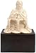I Ching - Tao - Dao - Taoist - 10" Lao Tzu Bone Style Statue on Black Block Pedastal