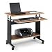 Safco 1926MO 35" Wide Adjustable Height Workstation, 19-3/4d x 33h, Oak PVC Top